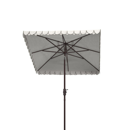 Parasol carré d'extérieur SAFAVIEH Naima Valance de 7,5 pieds