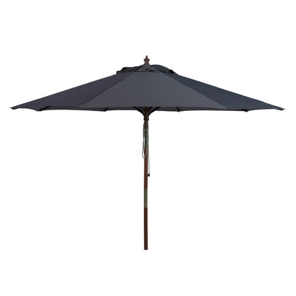 Parasol d'extérieur en bois SAFAVIEH Zlatana de 2,7 m