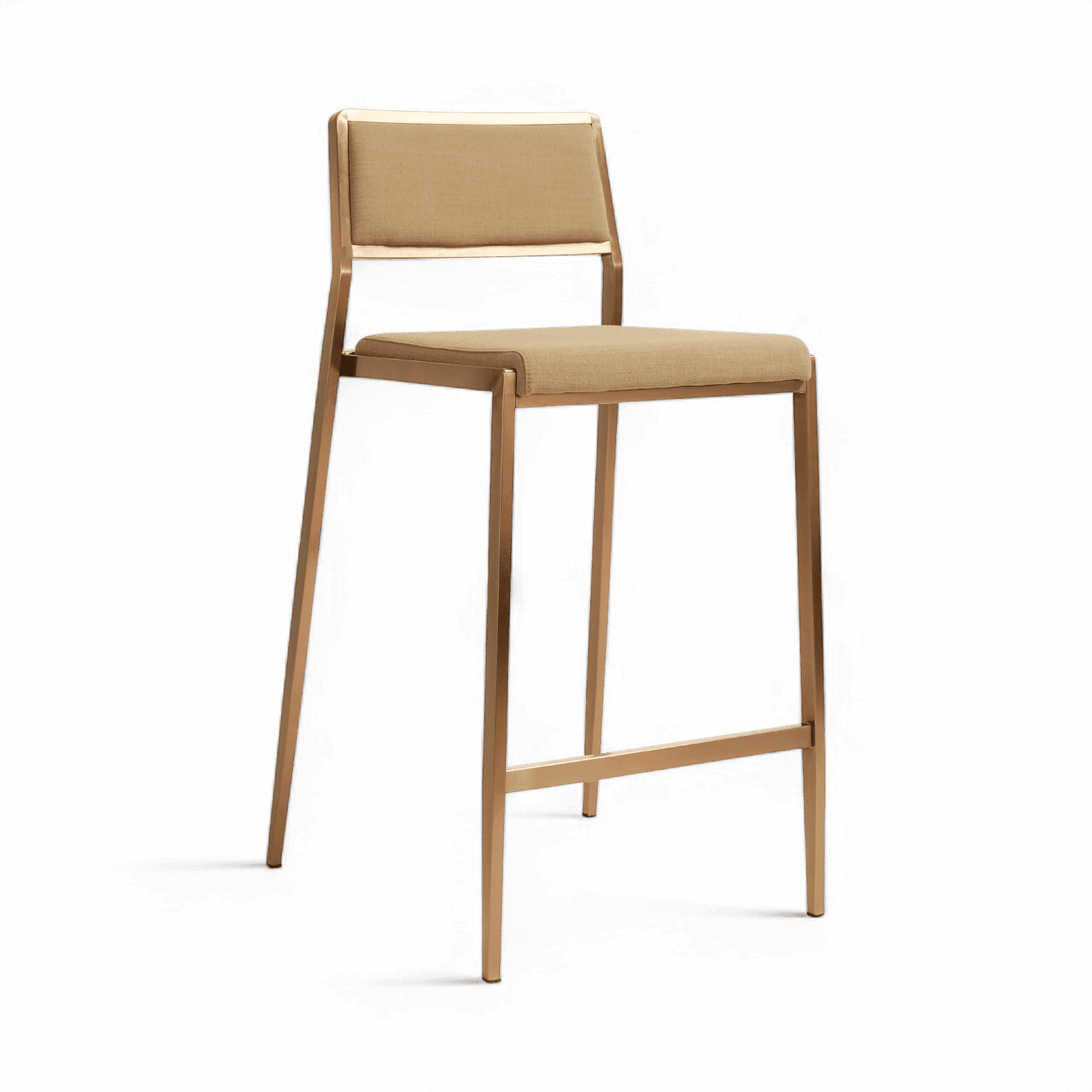 Tabouret empilable Elm Tan - Lot de 2