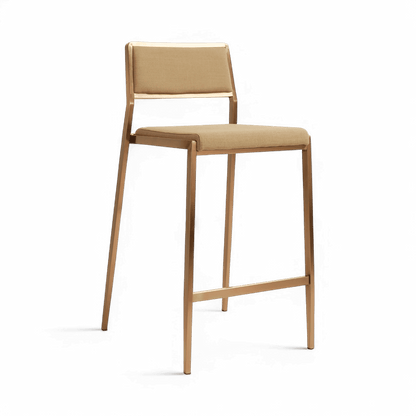 Tabouret empilable Elm Tan - Lot de 2