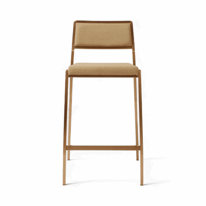 Tabouret empilable Elm Tan - Lot de 2