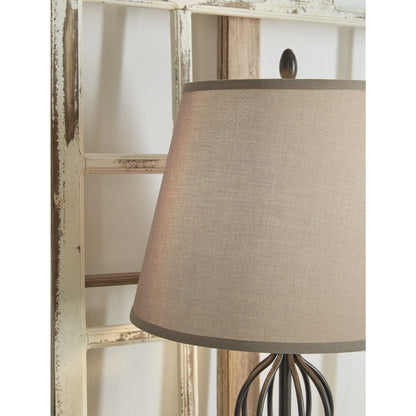Lampe de table Signature Design by Ashley Ornawell en bronze antique (lot de 2) - 15 L x 15 P x 29 H