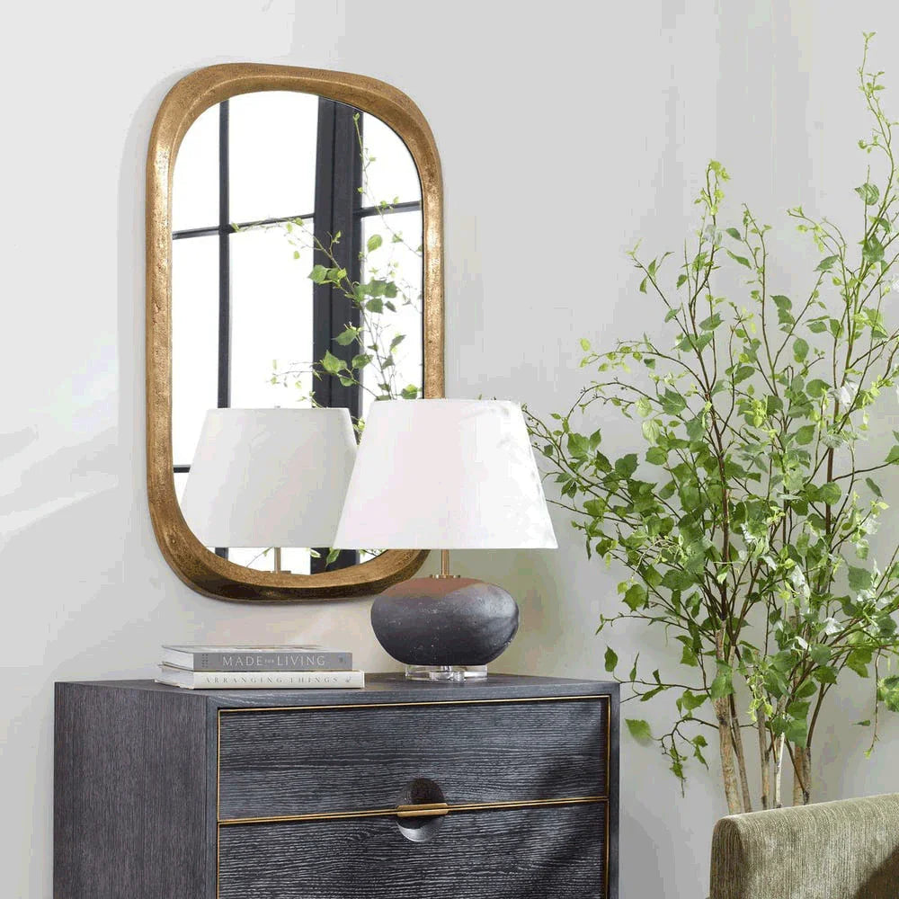 Miroir Silhouette en laiton