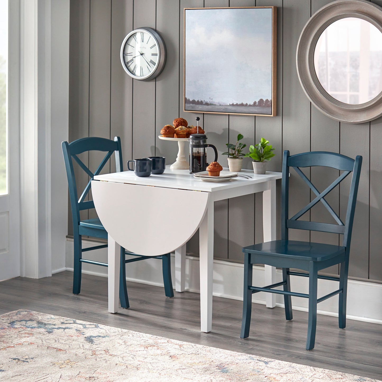 Chaises de salle à manger de style cottage de campagne Simple Living (lot de 2)