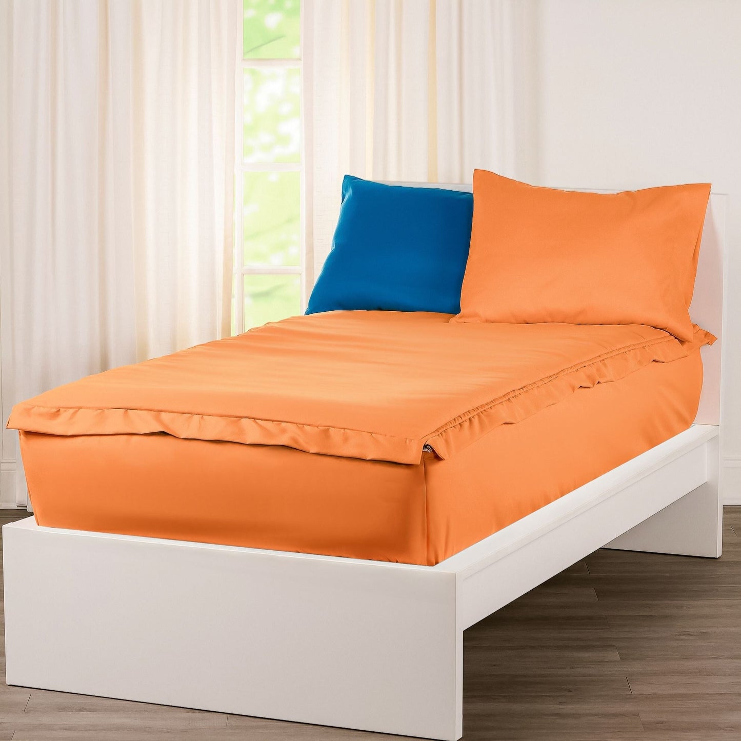 Parure de lit de luxe avec fermeture éclair Siscovers Orange Bunkie