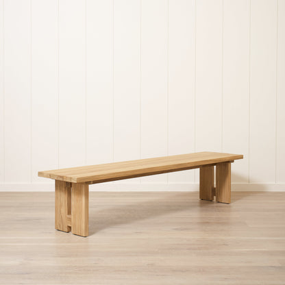 Split Outdoor Bench