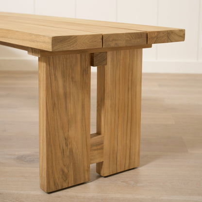 Split Outdoor Bench