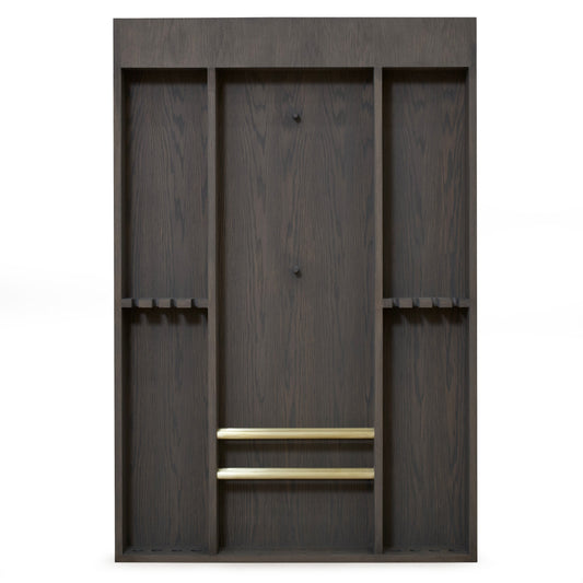 Split Pool Cue Rack