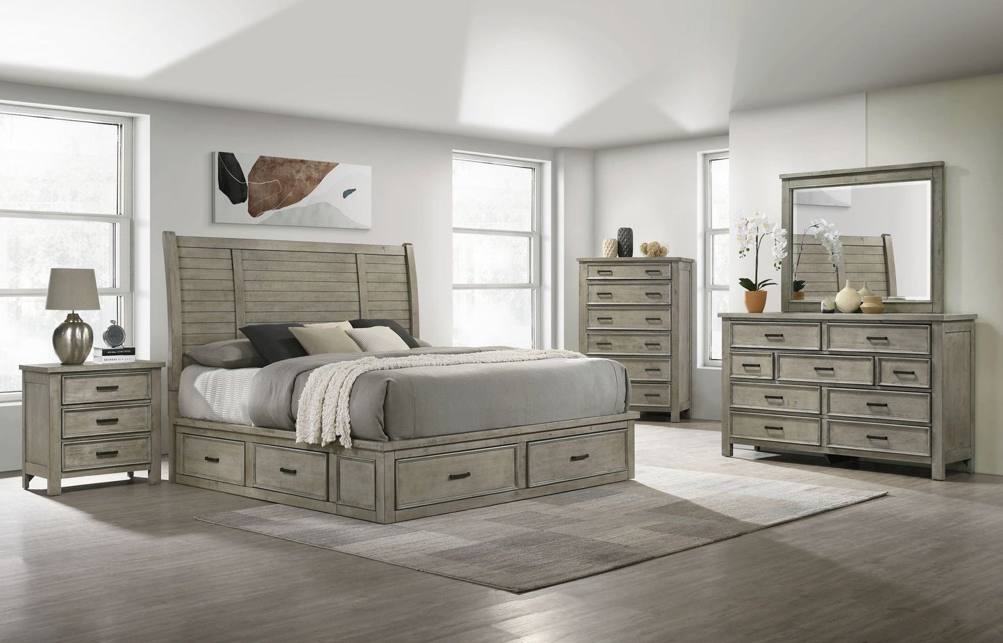 Collection de rangement pour chambre à coucher Sullivan