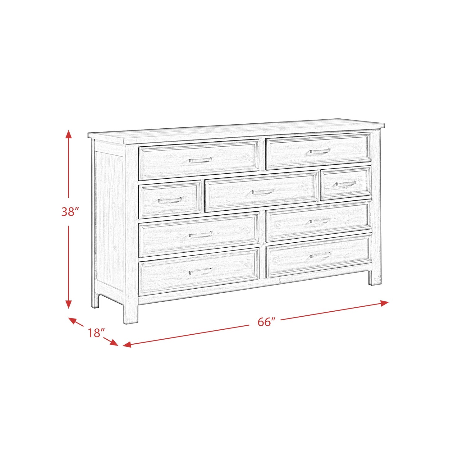 Collection de rangement pour chambre à coucher Sullivan