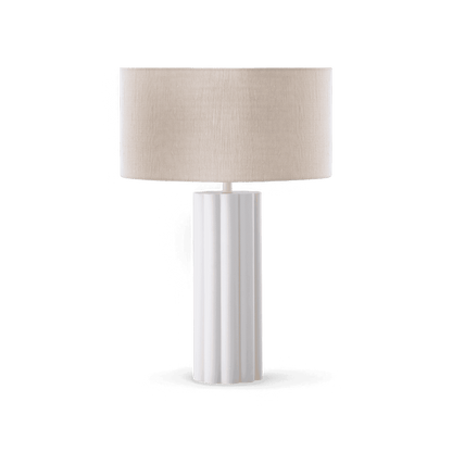 Lampe de table Oasis blanc cassé