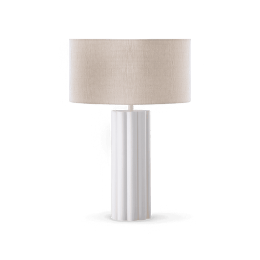 Lampe de table Oasis blanc cassé