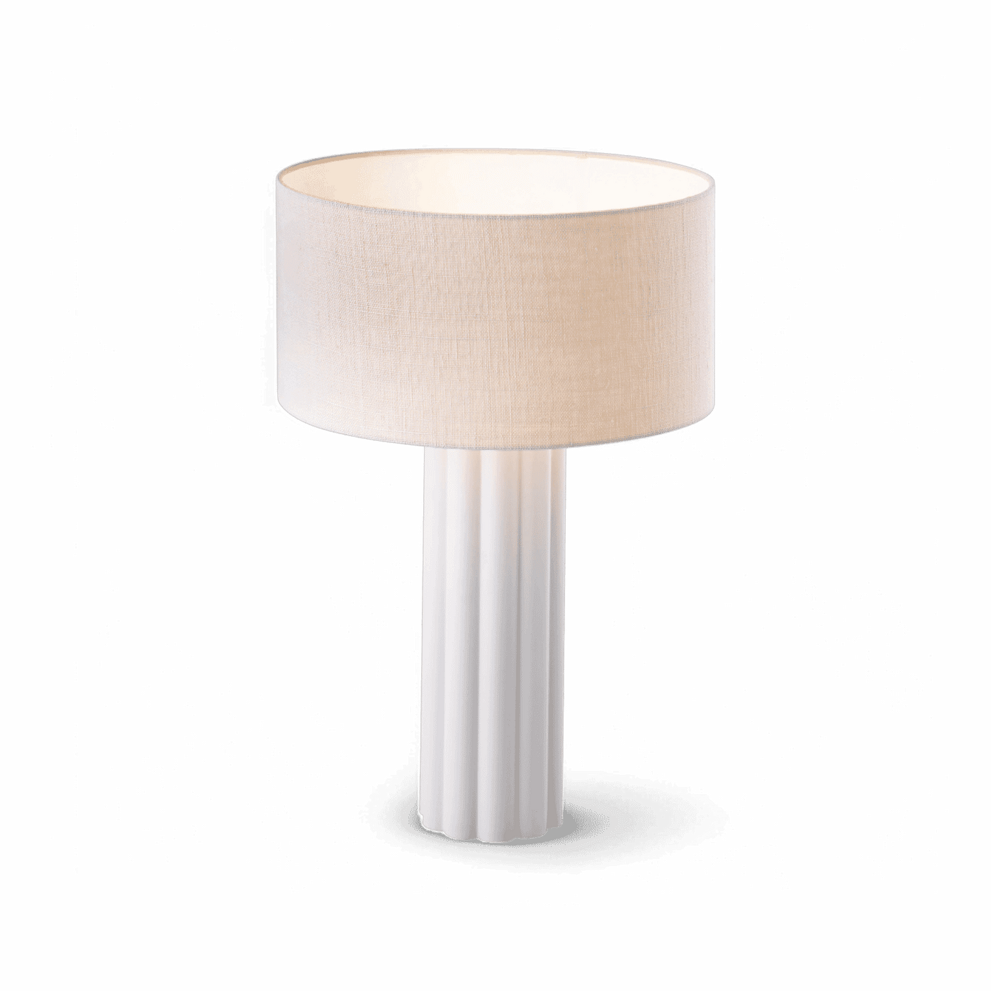 Lampe de table Oasis blanc cassé