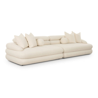 Canapé modulable Niko Cream Boucle