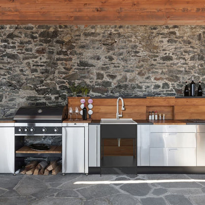 Évier de buanderie et lavabo en acier inoxydable Transolid EWS-2422S de 24 po de largeur x 22 po de profondeur x 35 po de hauteur - 24 po x 22 po