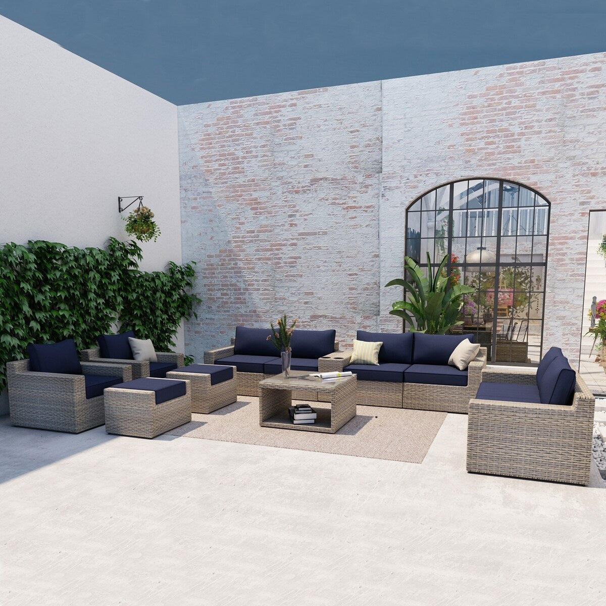 Ensemble de 12 sièges profonds Ventura