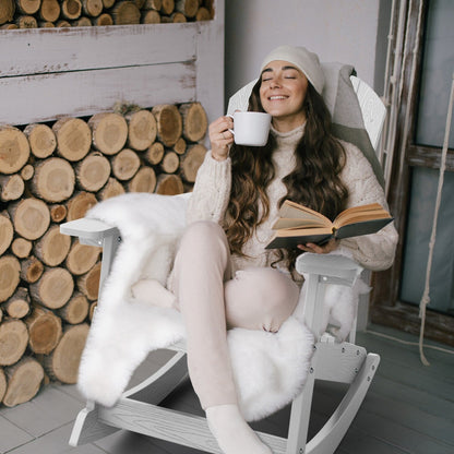 Chaise à bascule d'extérieur toutes saisons WINSOON, lot de 2