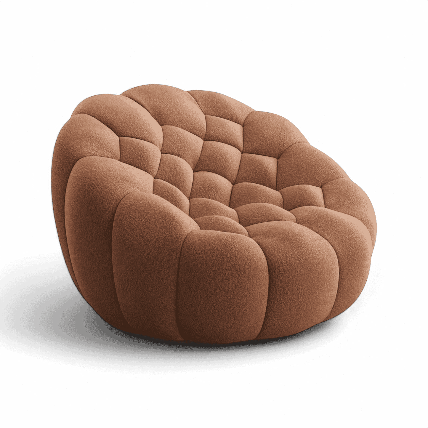 Fauteuil Warby en terre cuite