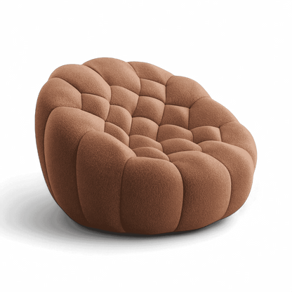 Fauteuil Warby en terre cuite