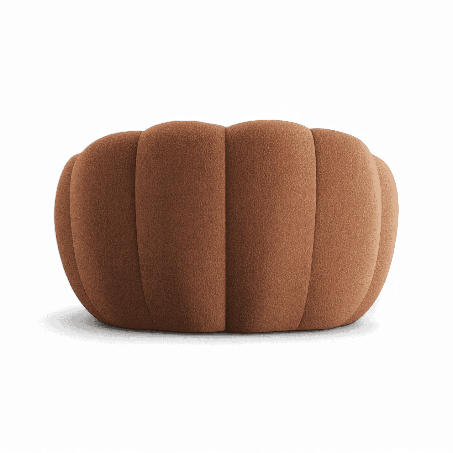 Fauteuil Warby en terre cuite