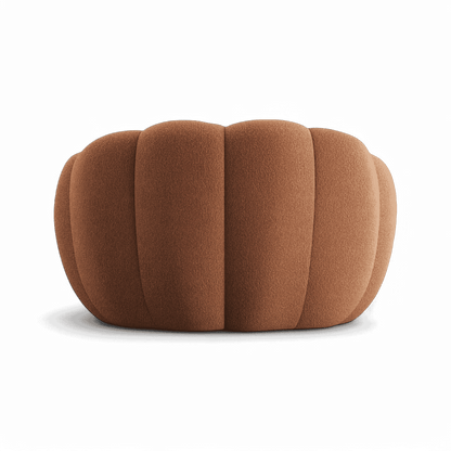 Fauteuil Warby en terre cuite