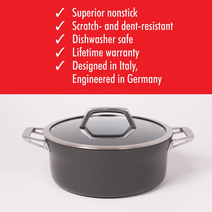 Cocotte antiadhésive en aluminium anodisé dur ZWILLING Motion