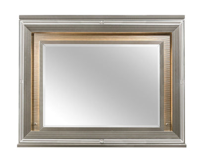 Collection de rangement pour chambre à coucher Tamsin gris argenté