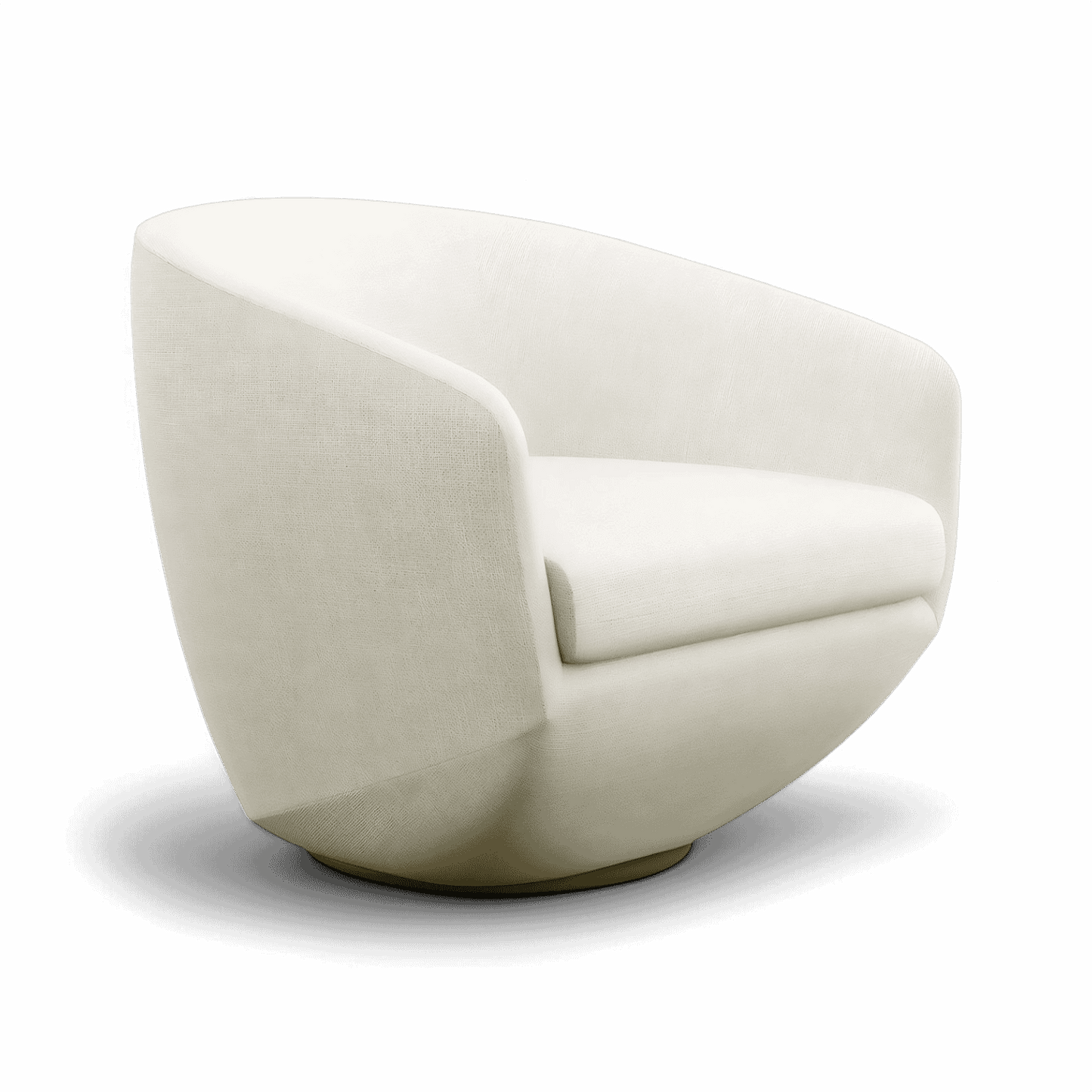 Fauteuil Akira blanc cassé