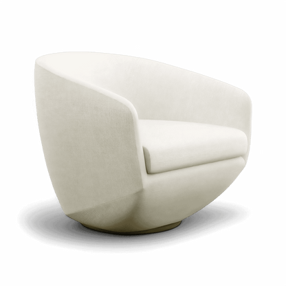 Fauteuil Akira blanc cassé