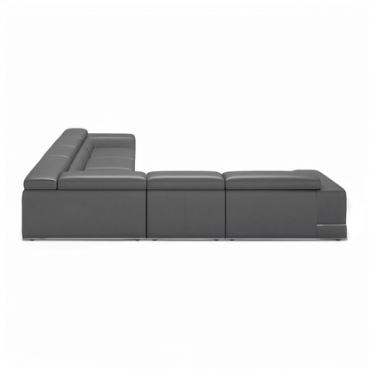 Canapé modulable extensible Amadeo gris éléphant