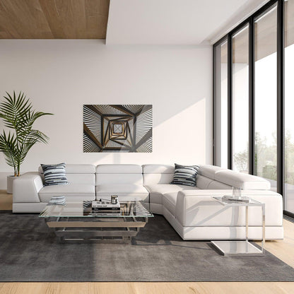 Canapé modulable extensible Amadeo blanc