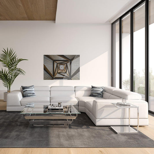 Canapé modulable extensible Amadeo blanc