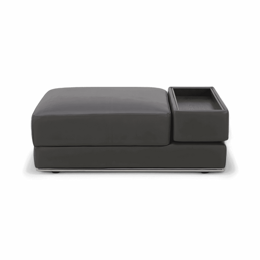 Amadeo Ottoman Gris Éléphant