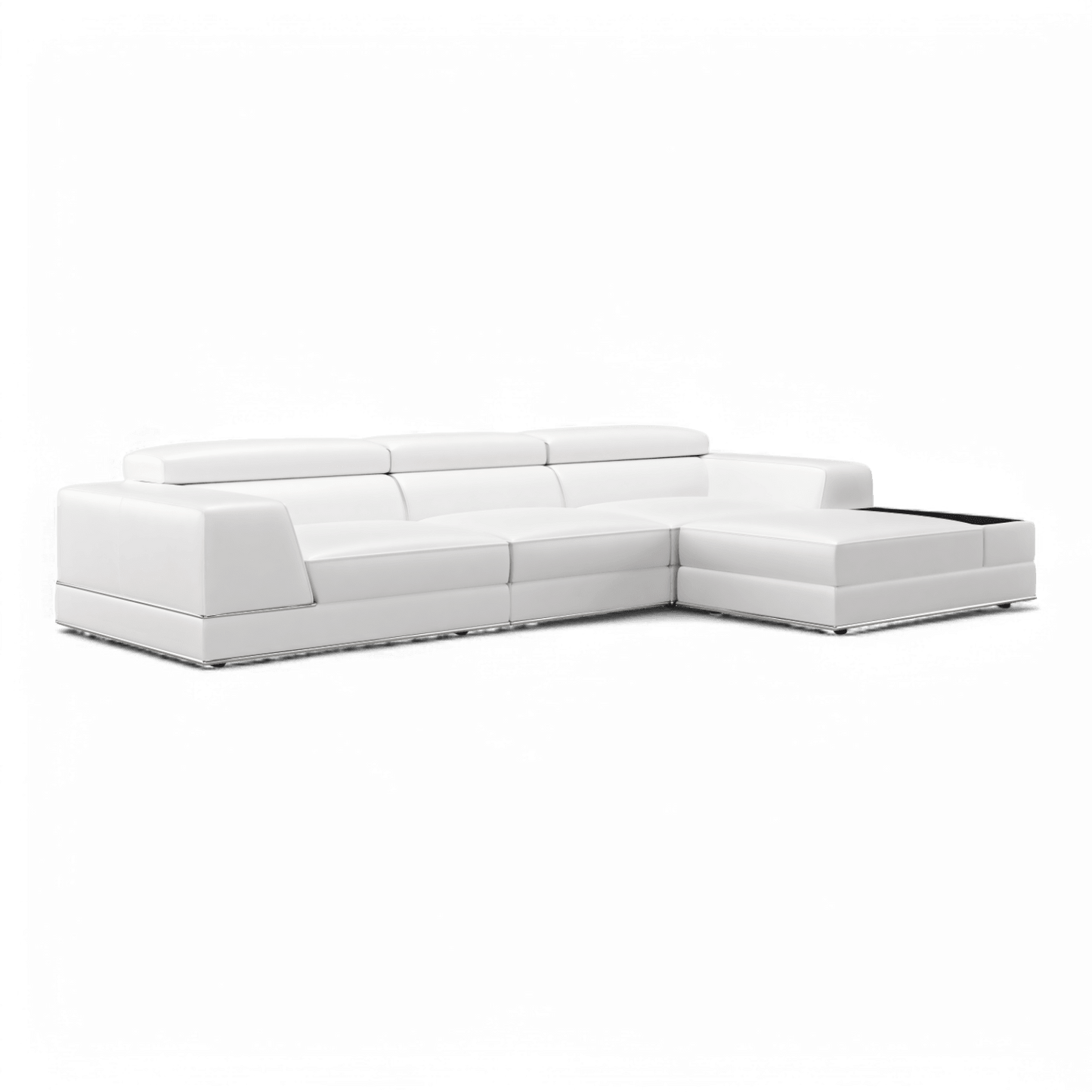 Canapé modulable sectionnel Amadeo blanc