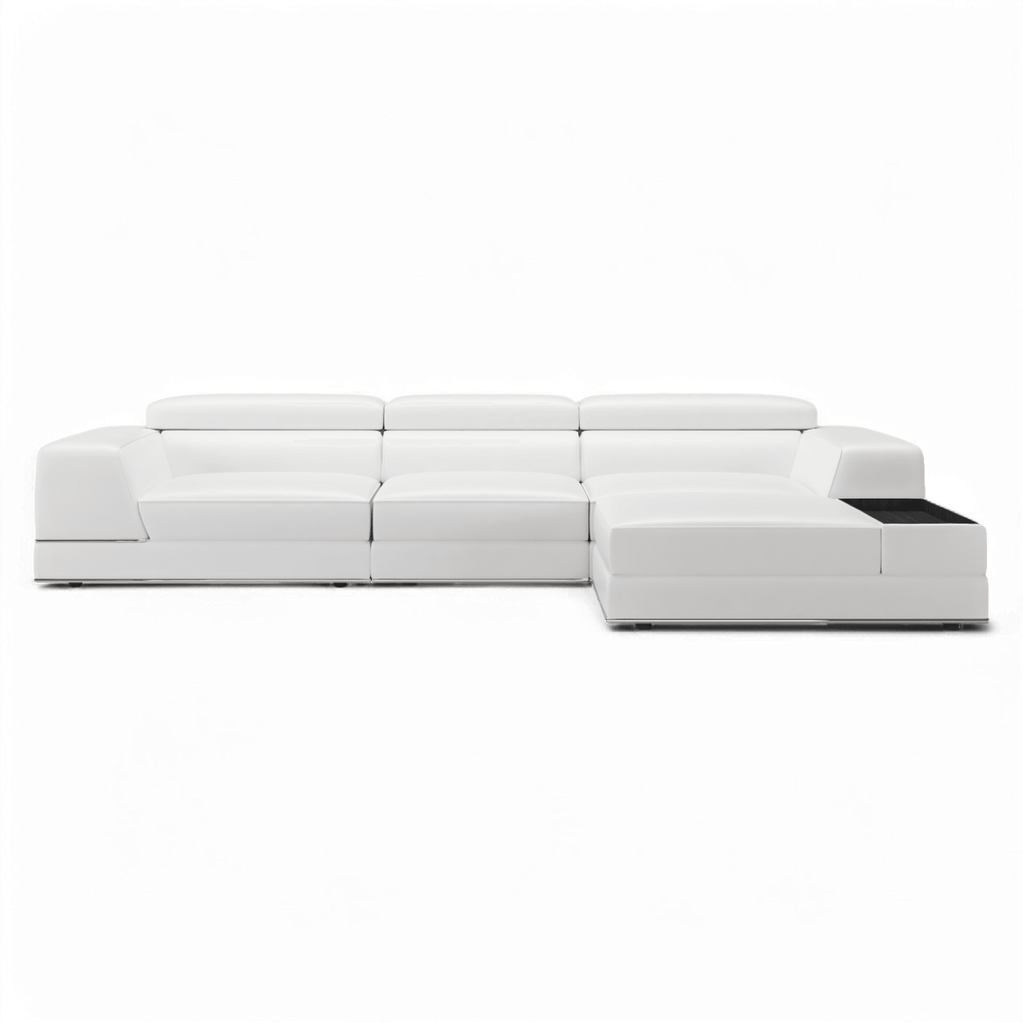 Canapé modulable sectionnel Amadeo blanc