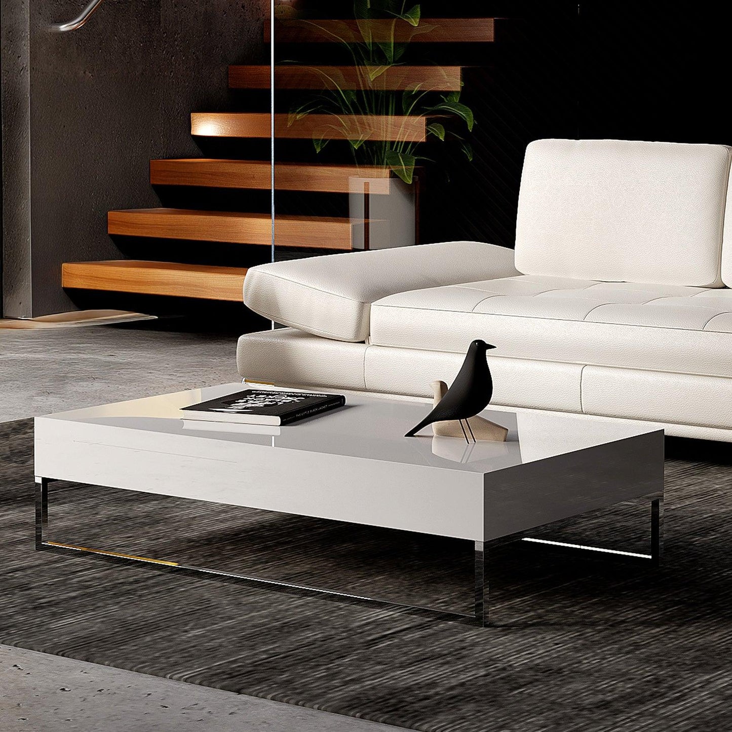 Table basse Angelica blanche