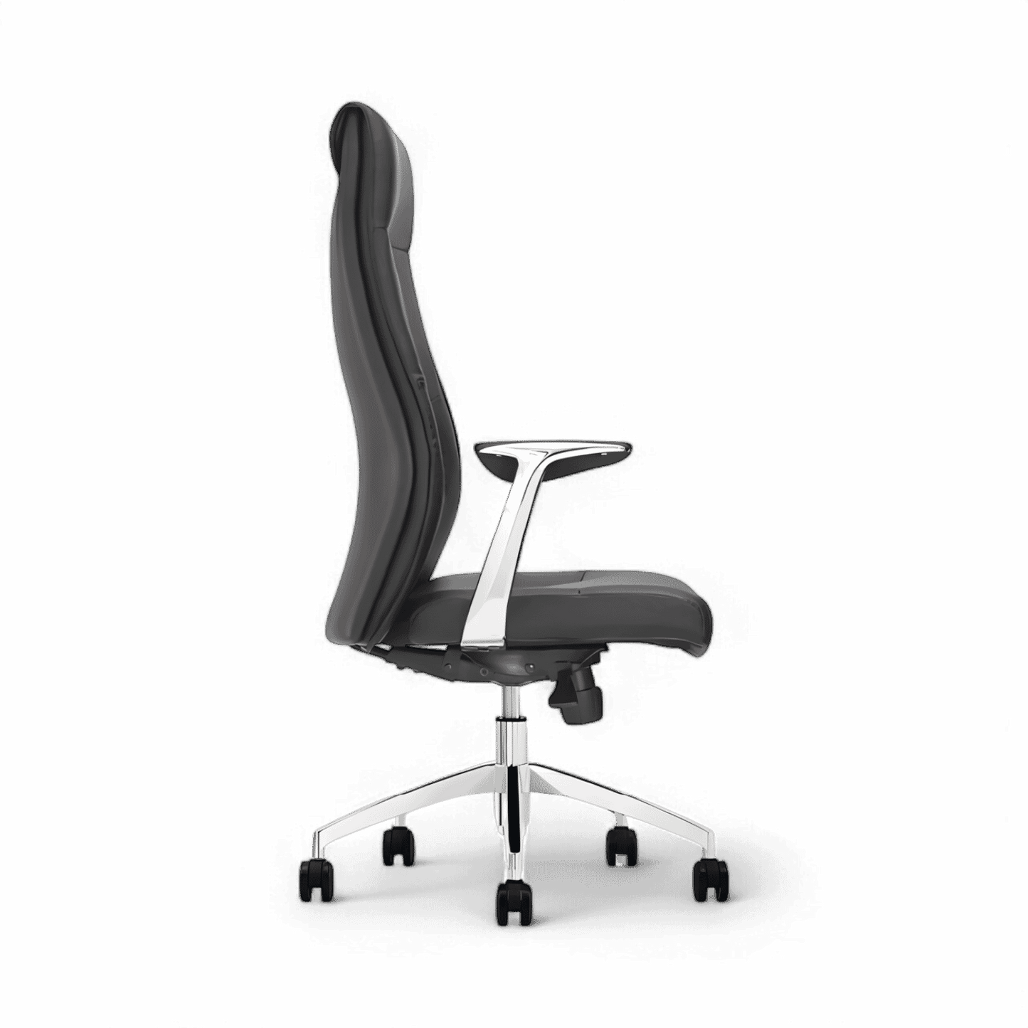 Chaise de bureau Apex à dossier haut grise