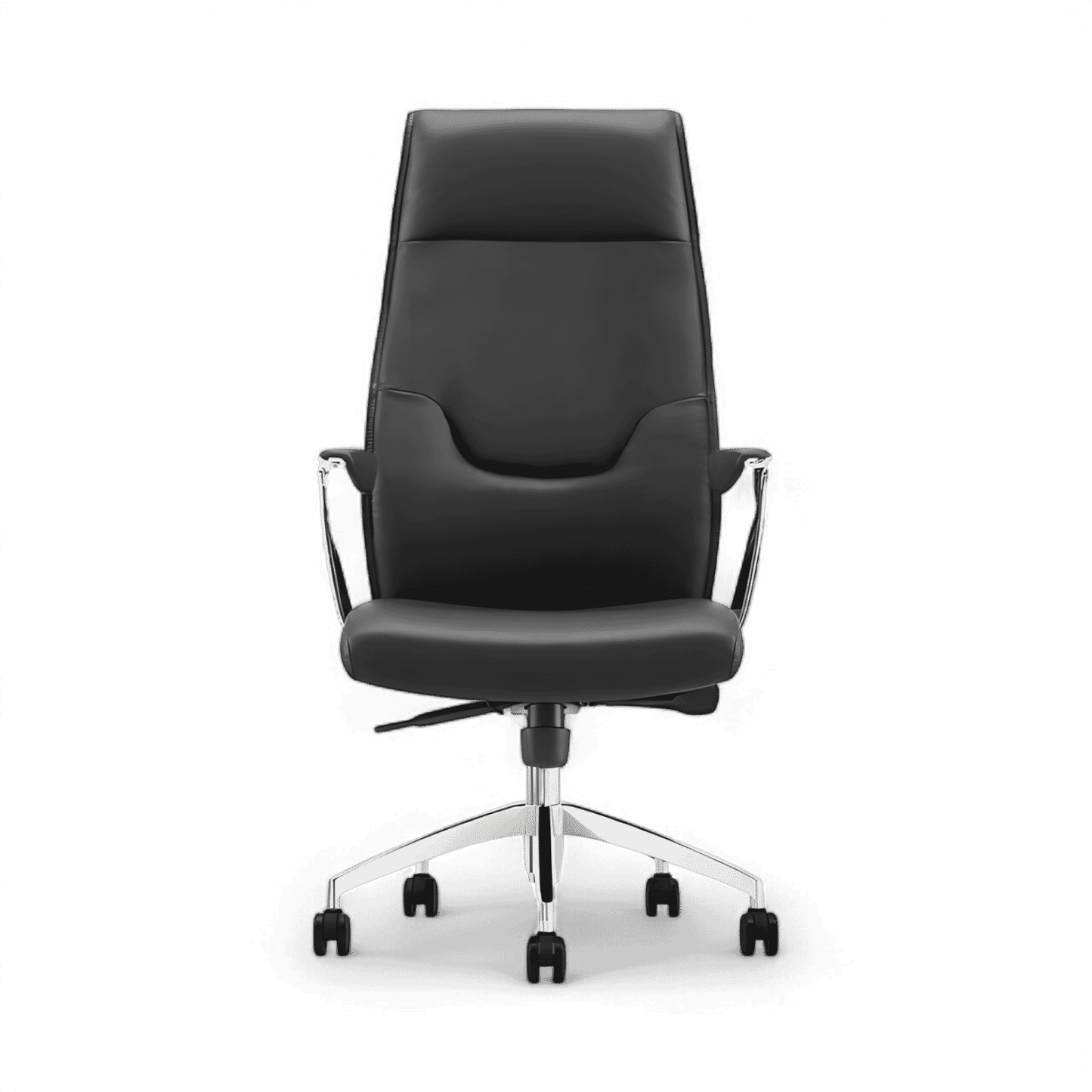 Chaise de bureau Apex à dossier haut grise