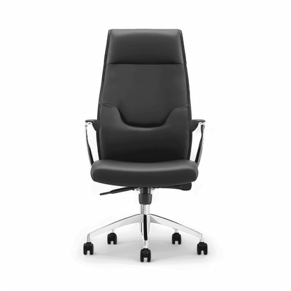 Chaise de bureau Apex à dossier haut grise