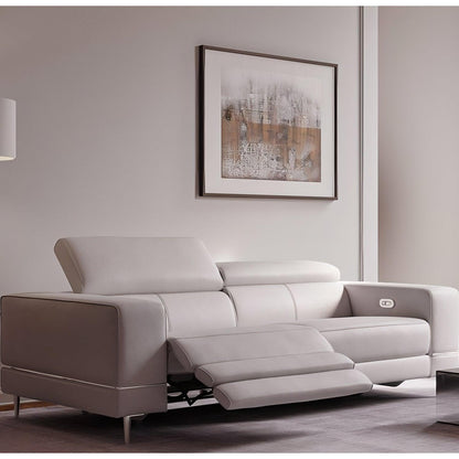 Canapé Bergamo Power Motion Gris Clair