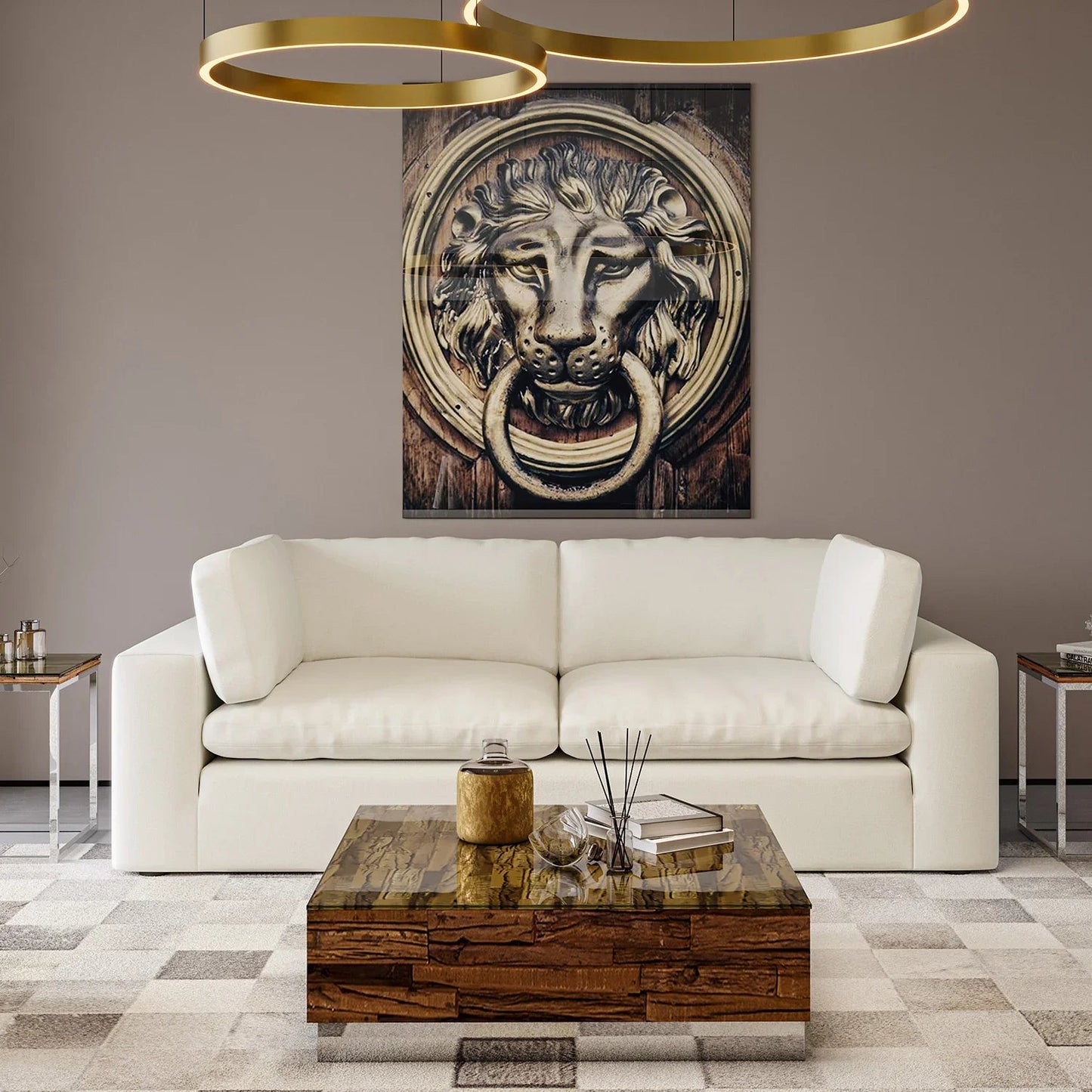 Canapé 3 places Bloom beige 