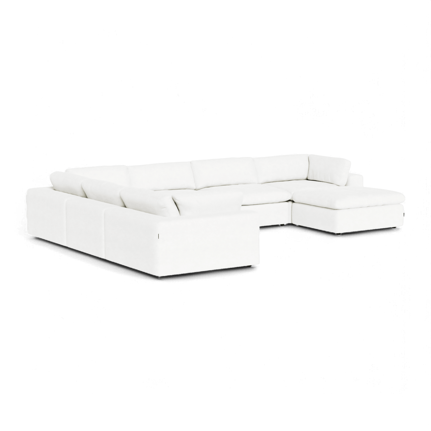 Canapé modulable sectionnel extensible Bloom blanc
