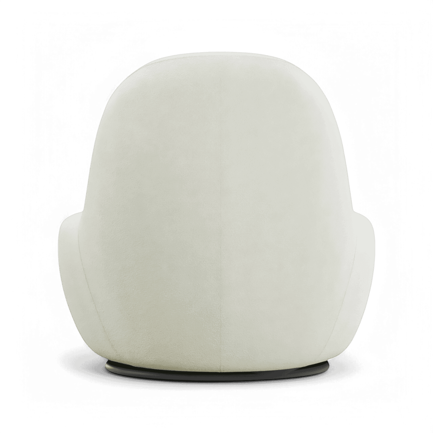 Fauteuil pivotant Boba Boucle Blanc
