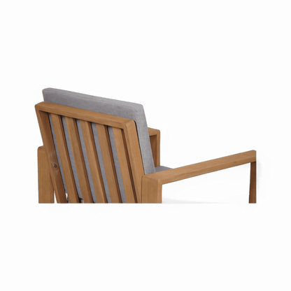 Fauteuil d'extérieur Bocay gris clair