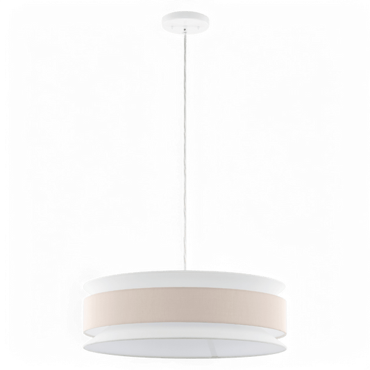 Lustre Cairn Beige et Blanc