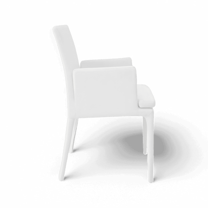 Chaise de salle à manger Camille blanche