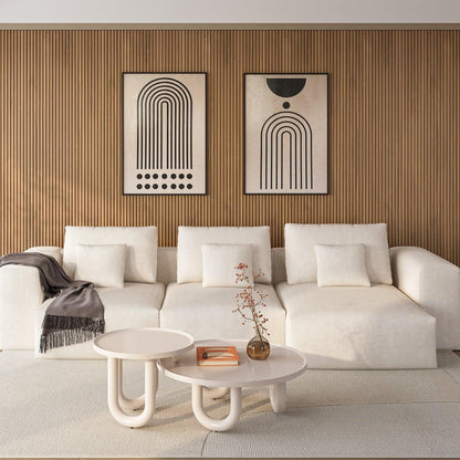 Canapé sectionnel Cielo ivoire