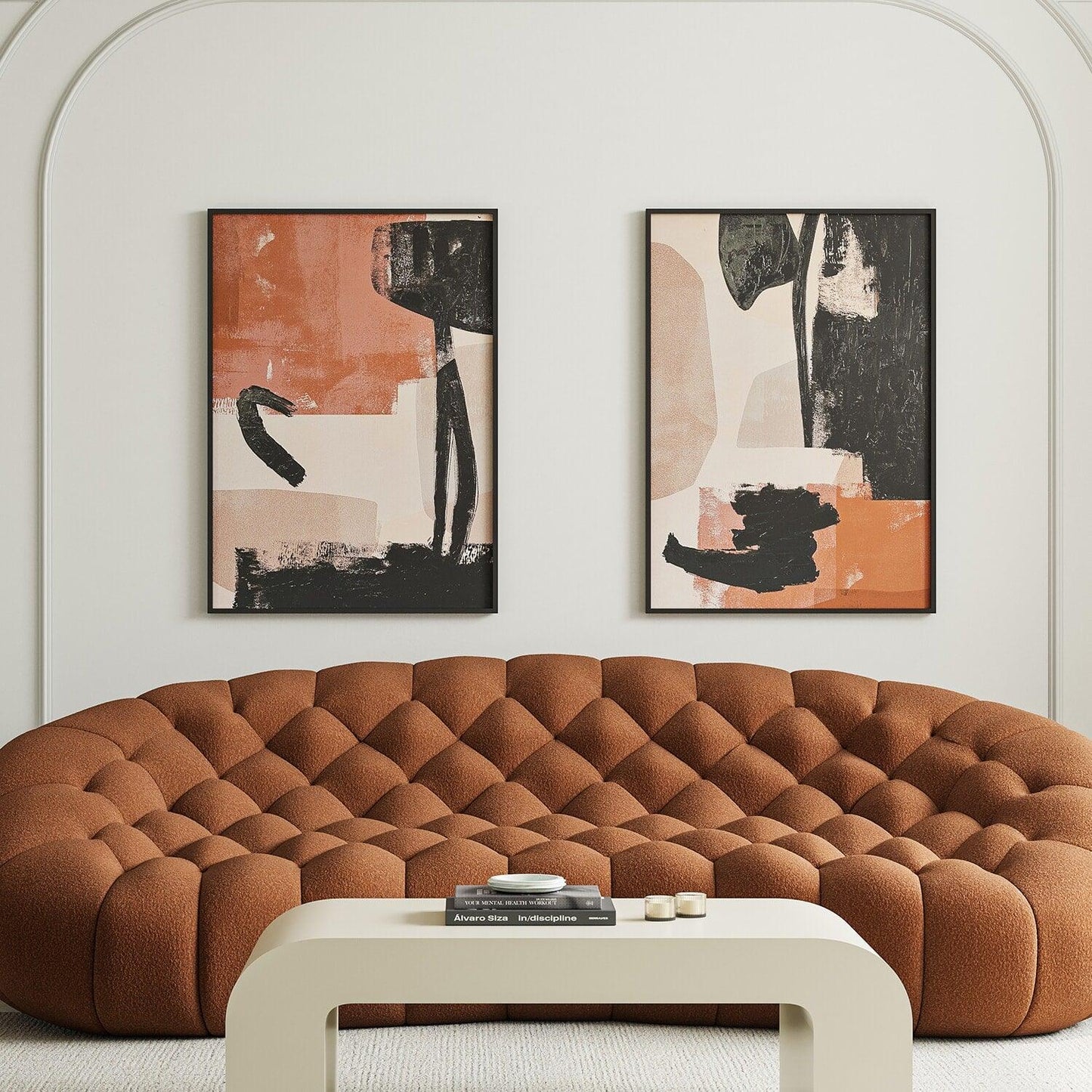 Symphonie du Croissant 32 x 48 (Ensemble de 2)