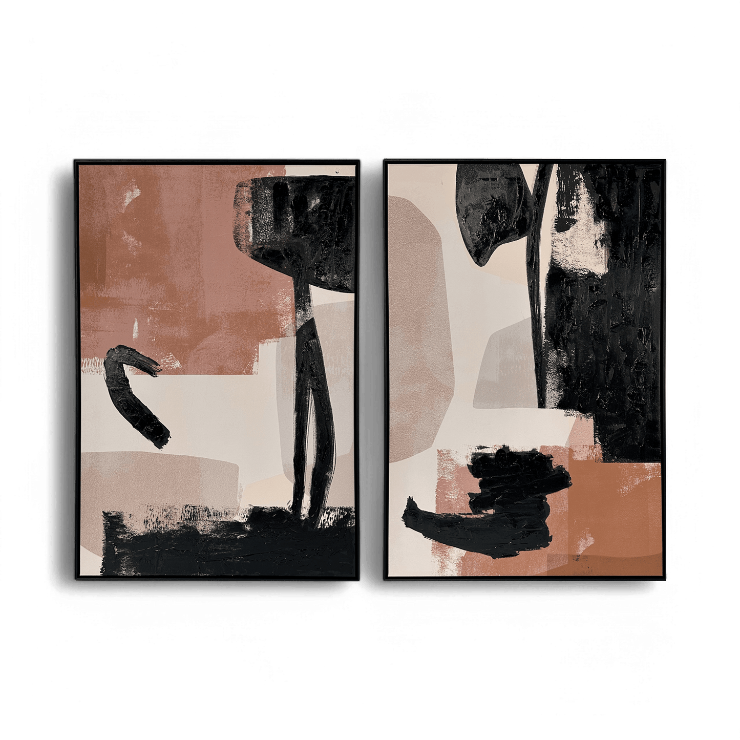 Symphonie du Croissant 32 x 48 (Ensemble de 2)