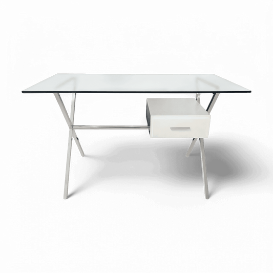 Bureau Edison blanc